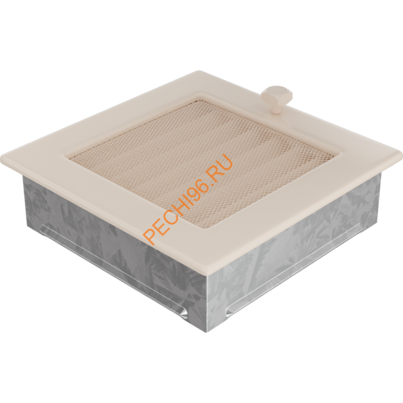 Вентиляционная решетка Kratki 17KX 170х170 мм кремовый Вентиляционная решетка Kratki 17KX 170х170 мм кремовый