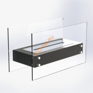 Биокамин Glowing G200, прозрачное стекло