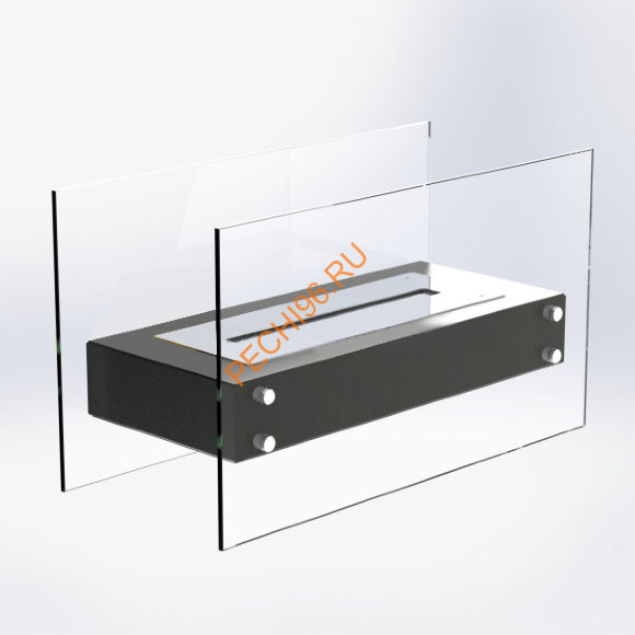 Биокамин Glowing G200, прозрачное стекло