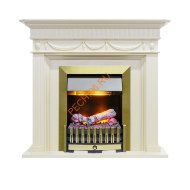 Электрокамин Dimplex Corfu с очагом Danville Antique Brass FB2 слоновая кость Электрокамин Dimplex Corfu с очагом Danville Antique Brass FB2 слоновая кость