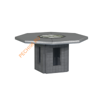 Стол-гриль Барбекю центр Виконт Графит