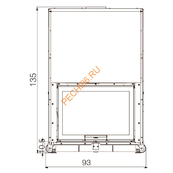 Каминная топка EdilKamin WINDO 70 N BIANCO Каминная топка EdilKamin WINDO 70 N BIANCO