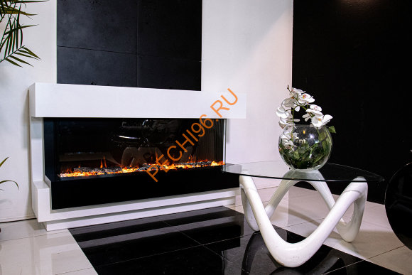 Электрокамин Royal Flame Cube 36 белый с черным с очагом Astra 36 RF Электрокамин Royal Flame Cube 36 белый с черным с очагом Astra 36 RF