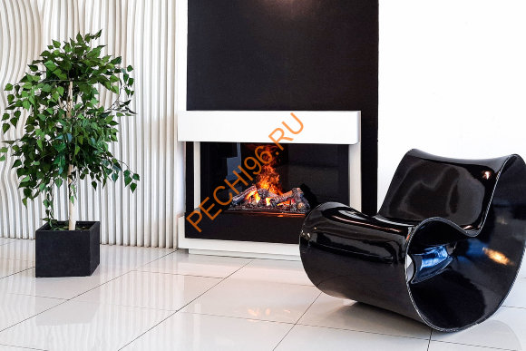 Электрокамин Royal Flame Cube 36 белый с черным с очагом Astra 36 RF Электрокамин Royal Flame Cube 36 белый с черным с очагом Astra 36 RF