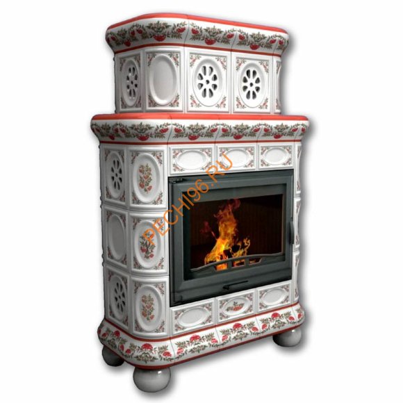 Печь-камин КимрПечь Медальон центральный двухъярусный Рябина Печь-камин КимрПечь Медальон центральный двухъярусный Рябина