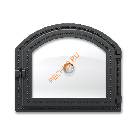 Дверка ВЕЗУВИЙ 217 с термометром (Антрацит)