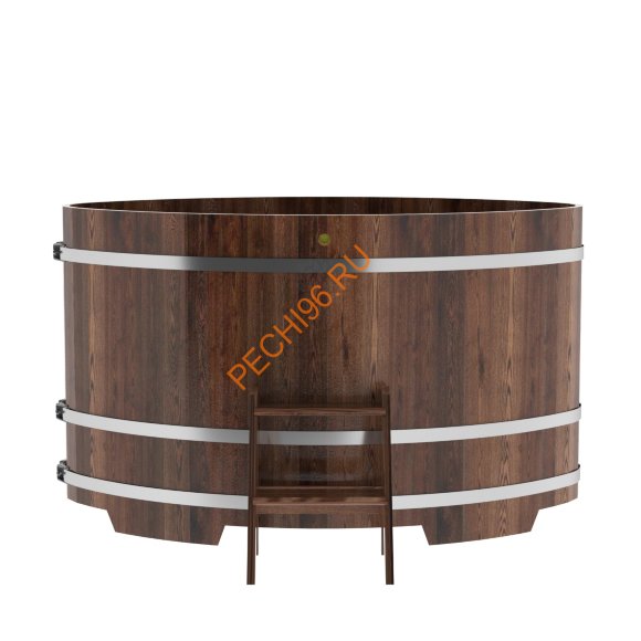 Купель для бани BentWood овальная из морёной лиственницы Премиум, 1,12х1,83 м Купель для бани BentWood овальная из морёной лиственницы Премиум, 1,12х1,83 м