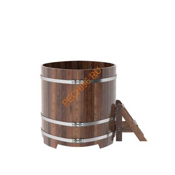 Купель для бани BentWood овальная из морёной лиственницы Премиум, 1,12х1,83 м Купель для бани BentWood овальная из морёной лиственницы Премиум, 1,12х1,83 м