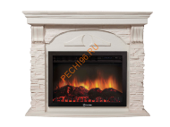 Электрокамин Electrolux Sphere Plus EFP/P-2720RLS с порталом Firelight Torre 25U угловой, камень белый, беленый дуб Электрокамин Electrolux Sphere Plus EFP/P-2720RLS с порталом Firelight Torre 25U угловой, камень белый, беленый дуб