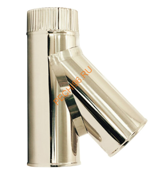 Тройник на 135 градусов УМК  нержавейка АISI 439 d 200 мм