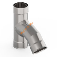 Тройник на 135 градусов УМК  нержавейка АISI 439 d 200 мм