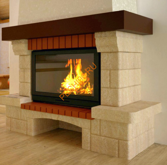 Каминная облицовка Кипр 700 приставная Каминная облицовка Кипр 700 приставная