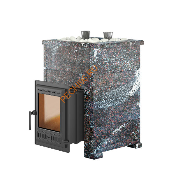 Печь банная Эверест Steam Master 30 Чугун Амфиболит, S-40 Печь банная Эверест Steam Master 30 Чугун Амфиболит, S-40