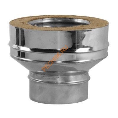Конус ВУЛКАН V50R, нержавейка AISI 321/304, d 350/450 мм