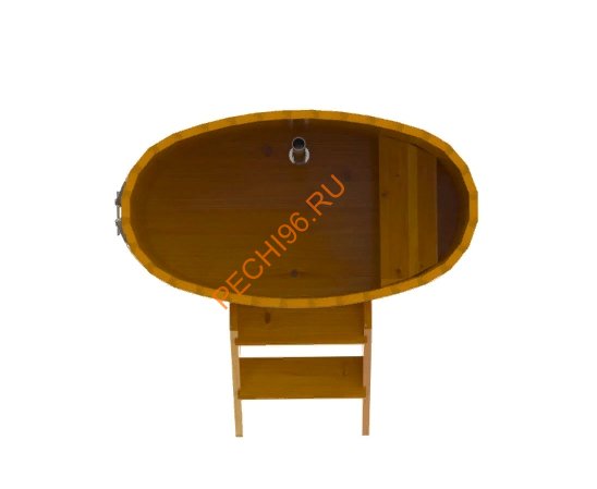 Купель для бани BentWood овальная из лиственницы Рустик, 0,59х1,06 м Купель для бани BentWood овальная из лиственницы Рустик, 0,59х1,06 м