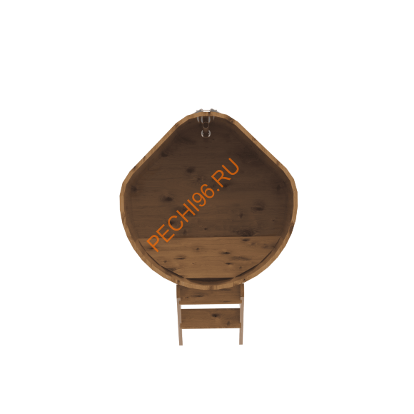 Купель для бани BentWood угловая из дуба Рустик, 1,03х1,03 м