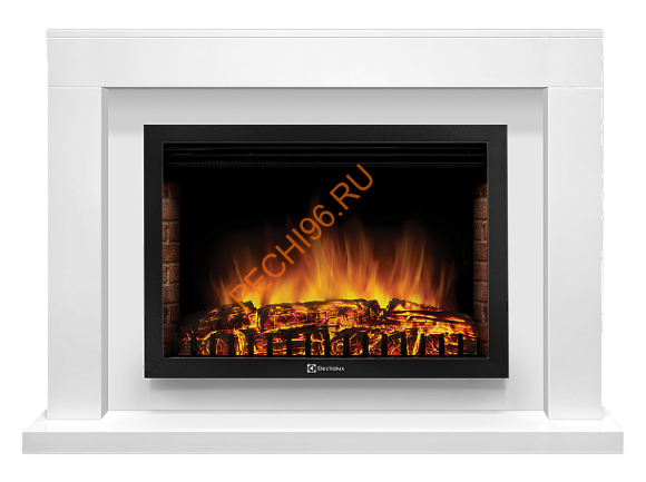 Электрокамин Electrolux Sphere Plus EFP/P-2720RLS с порталом Firelight Simple 25, белый