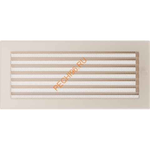 Вентиляционная решетка Kratki 37KX 170х370 мм кремовый