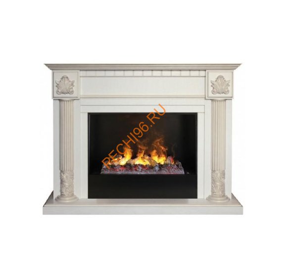 Электрокамин RealFlame Imperia 33/26 WT с Black вставкой + 3D Cassette 630