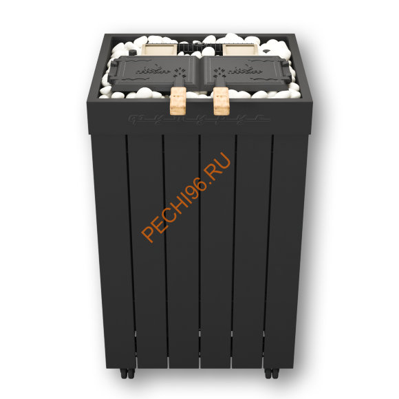 Электрическая паротермальная печь ФутуРус 2.0 10 кВт, металл Черный в Нижнем Новгороде