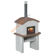 Русская печь Крестьянка Кантри