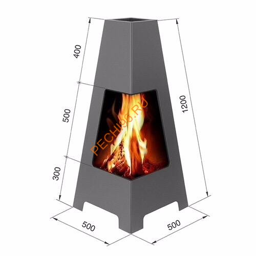 Садовый камин Везувий Садовый камин Везувий