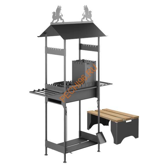 Мангал СТЭН Замок разборный Мангал СТЭН Замок разборный