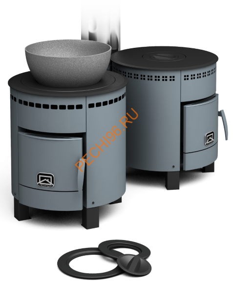 Печь отопительная Теплодар Печурка с набором чугунных колец Печь отопительная Теплодар Печурка с набором чугунных колец