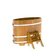 Купель для бани BentWood овальная из лиственницы Рустик, 0,69х1,31 м Купель для бани BentWood овальная из лиственницы Рустик, 0,69х1,31 м