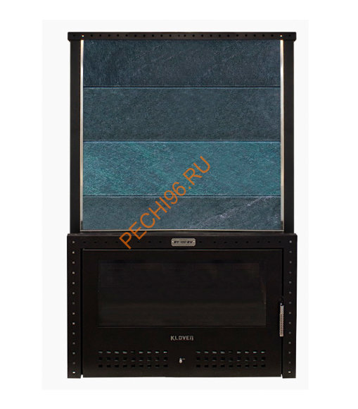 Печь банная KLOVER RT-100RV 310S Серпентинит, газовая горелка RT 100 Milafire KL5