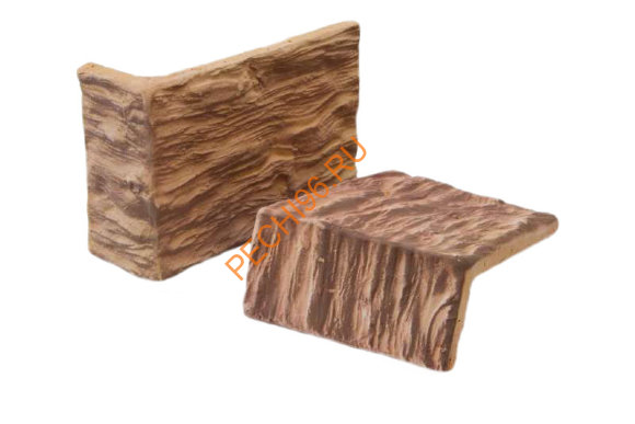 Плитка Терракот Скол дерева макси угловая, шт. Плитка Терракот Скол дерева макси угловая, шт.