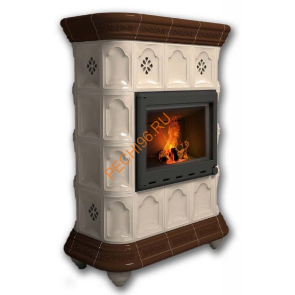 Печь-камин КимрПечь Истра пристенный Шоколад