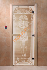 Дверь стеклянная DoorWood «Египет прозрачная», 1800х800 мм Дверь стеклянная DoorWood «Египет прозрачная», 1800х800 мм