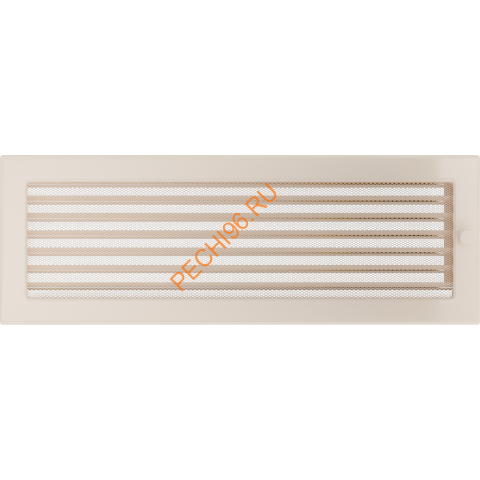 Вентиляционная решетка Kratki 49KX 170х490 мм кремовый