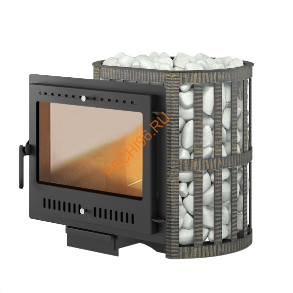 Печь для бани Везувий Легенда Ковка 16 Панорама М Печь для бани Везувий Легенда Ковка 16 Панорама М