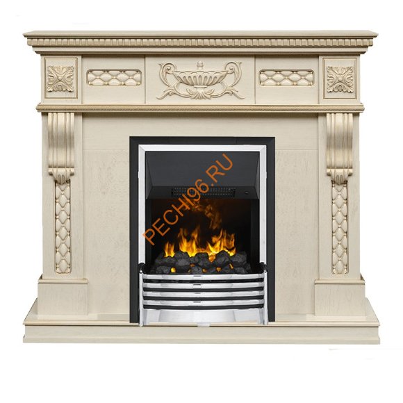 Электрокамин Dimplex Corsica с очагом Flagstaff слоновая кость Электрокамин Dimplex Corsica с очагом Flagstaff слоновая кость