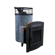 Печь банная Атмосфера L Талькохлорит ламель+сетка, с тоннелем