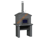 Русская печь Крестьянка Графит