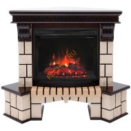 Электрокамин RealFlame Stone Corner 25/25,5 AO с очагом Evrika 25,5