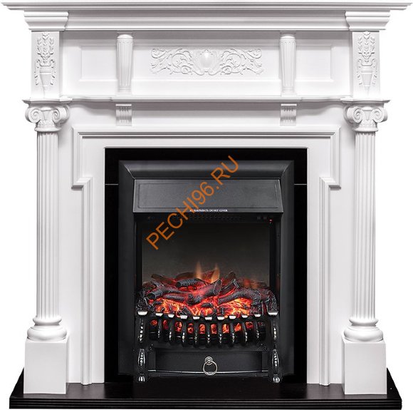 Электрокамин Royal Flame Oxford белый с очагом Fobos FX