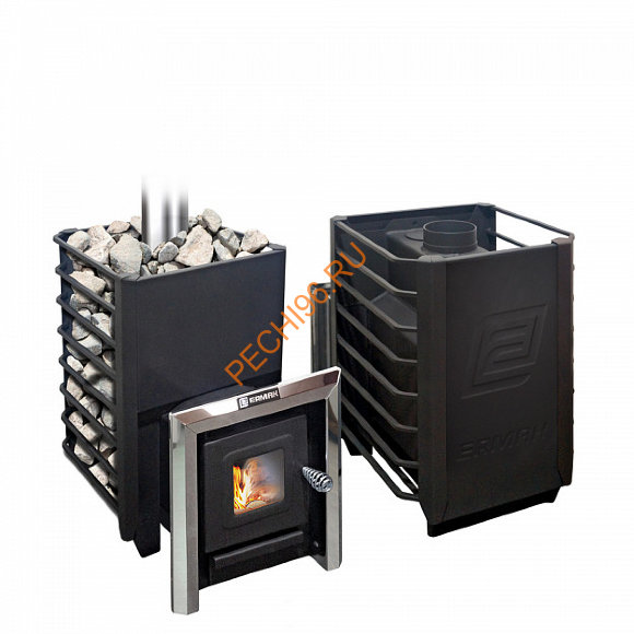 Печь банная Ермак 16 Сетка-Классик со стеклом