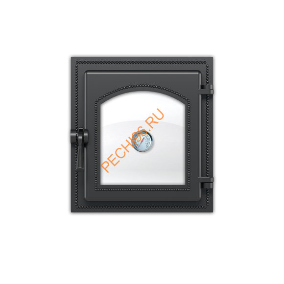 Дверка ВЕЗУВИЙ 270 с термометром (Антрацит)