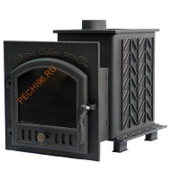 Печь чугунная банная Сибирь-премиум 25 (545х545), ТК 300 мм