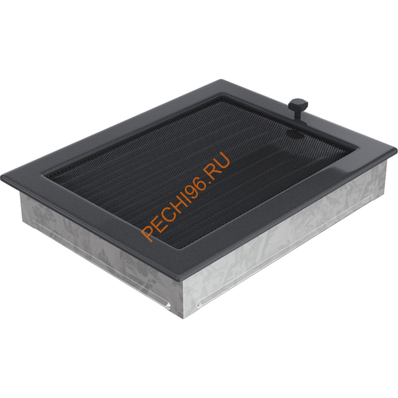 Вентиляционная решетка Kratki 30GX 170х300 мм графит