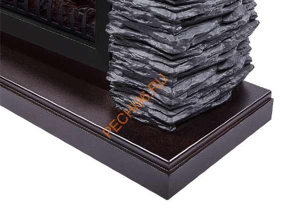 Электрокамин Electrolux EFP/P-3020LS с порталом Firelight Porto 30, камень черный, венге