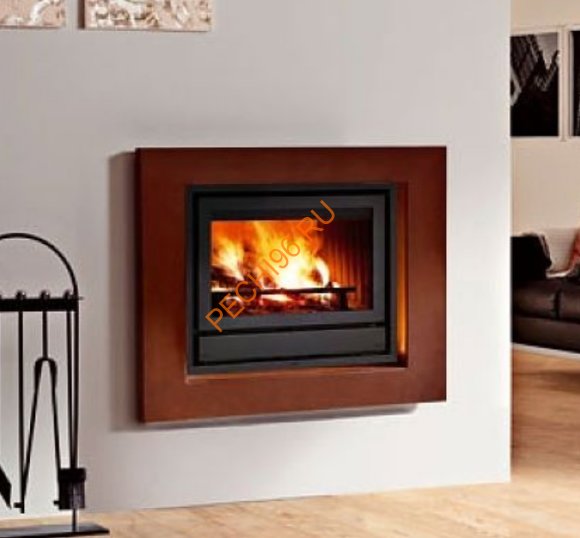 Дровяной камин EdilKamin BIX BOX CORTEN с топкой CRISTAL 76