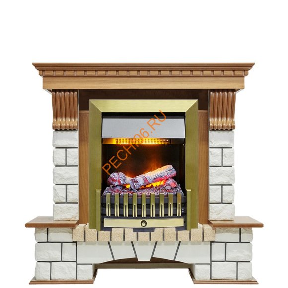 Электрокамин Dimplex Pierre Luxe с очагом Danville Antique Brass FB2 дуб/ белый Электрокамин Dimplex Pierre Luxe с очагом Danville Antique Brass FB2 дуб/ белый
