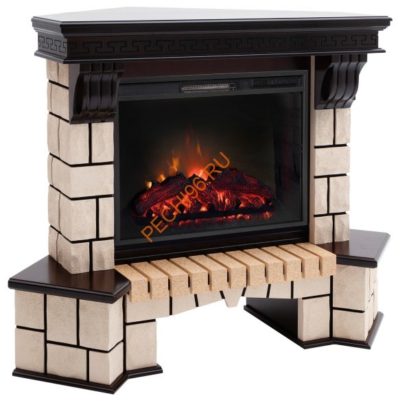 Электрокамин RealFlame Stone Corner 25/25,5 AO с очагом Sparta 25,5 Электрокамин RealFlame Stone Corner 25/25,5 AO с очагом Sparta 25,5