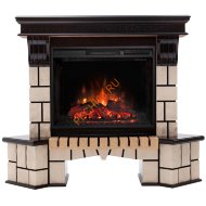 Электрокамин RealFlame Stone Corner 25/25,5 AO с очагом Sparta 25,5