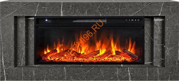 Электрокамин Royal Flame Line 42, SFT Stone Touch Серый мрамор, с очагом Vision 42 LOG LED Электрокамин Royal Flame Line 42, SFT Stone Touch Серый мрамор, с очагом Vision 42 LOG LED